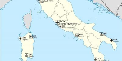 Internationale Flughäfen in Italien anzeigen