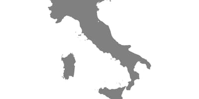 Karte von Italien-Vektor