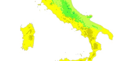 Karte von Italien-Klima