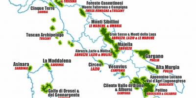 Italien national parks anzeigen