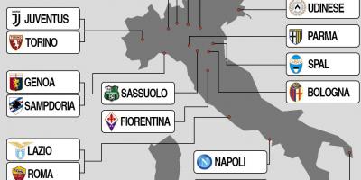 Karte von Italien-Stadion