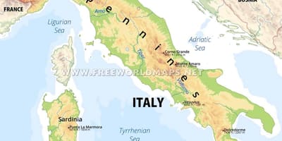 Italien körperliche Merkmale anzeigen